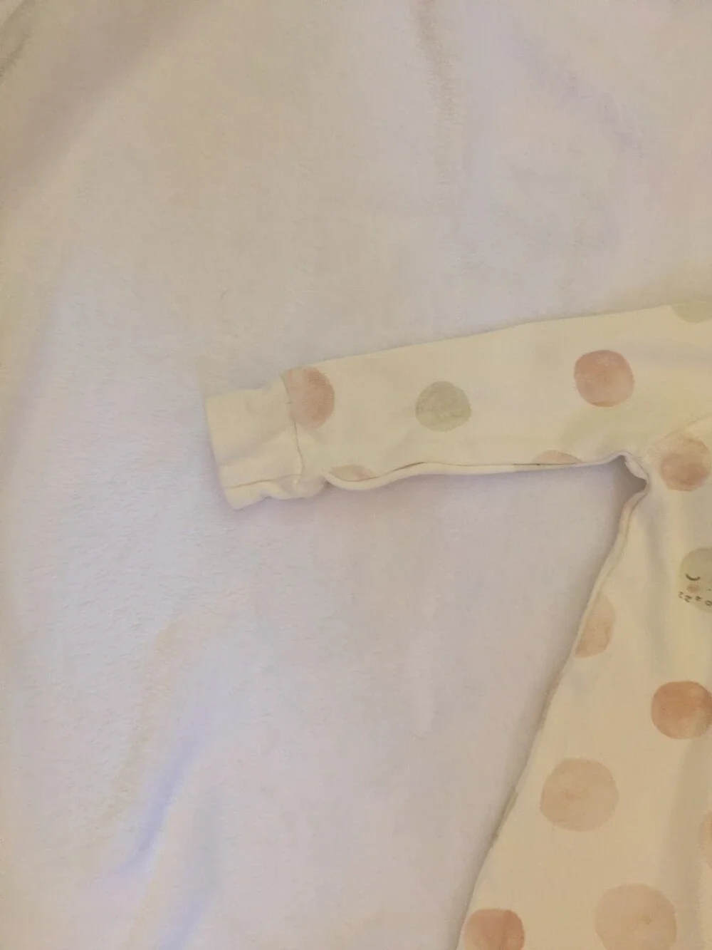 Pehr Baby Zip-Front One-Piece Pajamas Cream Moon Planet 3-6 Month Organic Cotton